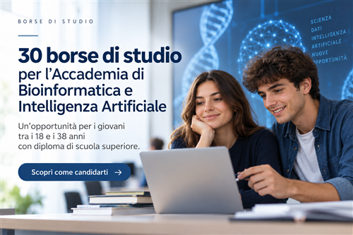 Sanfrè selezionato per 30 borse di studio nellambito dellAccademia di Bioinformatica e Intelligenza Artificiale
