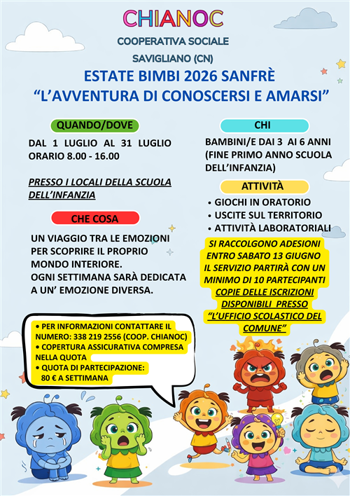 Estate Bimbi con Chianoc!
