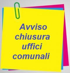 Chiusura uffici comunali per formazione obbligatoria